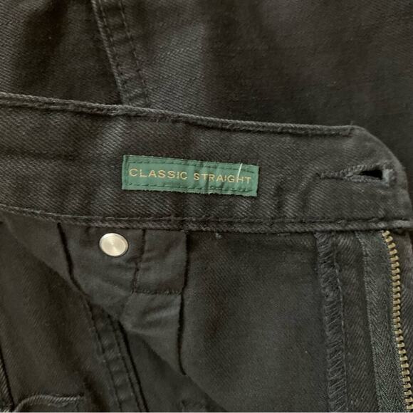 Ralph Lauren Classic Straight Leg Black Jeans Size 16 Tailored **Alterations** - Picture 4 of 13